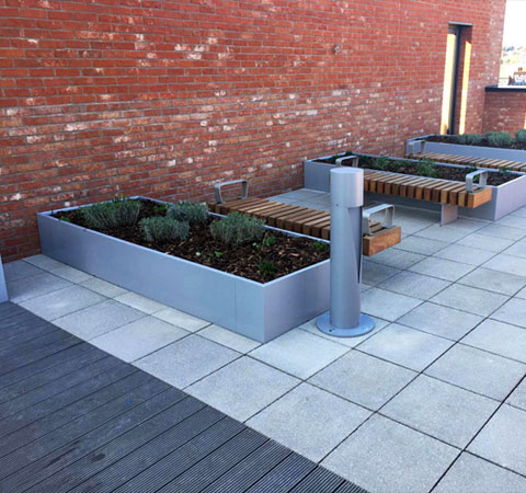 urban street designs - steel and timber work case study image